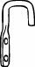 MAZDA F17340041 Holder, exhaust system